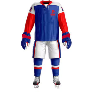 Uniformes de Hockey sobre Hielo de Último Diseño, 100% Poliéster, Duraderos, Ligeros, Personalizables, Hechos en Pakistán, Más Vendidos - Product Image 1