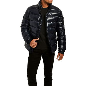 Sleek <b>Slim</b> <b>Fit</b> Mens Bubble <b>Jacket</b> Modern Winter Solid Color Minimalist Style Premium Quality Wholesale <b>Jackets</b> OEM Services - Product Image 5