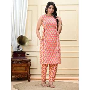 AARTI FASHION CASUAL DAILY WEAR SALWAR SUIT สำหรับผู้หญิงแขนกุดระบายอากาศได้ดีฤดูใบไม้ผลิ/ฤดูร้อน - Product Image 4