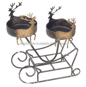 Rustic Iron Candlestick Holder Christmas <b>Gift</b> <b>Set</b> Eco-Friendly Handmade Bulk Wholesale Decorations for Business Profit - Product Image 1