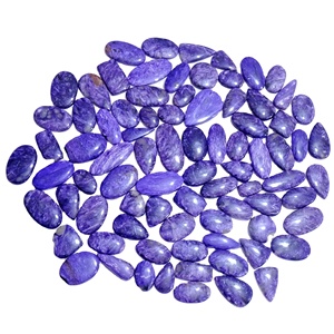 Beautiful Natural Charoite Loose Gemstone Wholesale Mix Shape Cabochon Charoite Loose Gemstone for Use Jewellery Making - Product Image 1