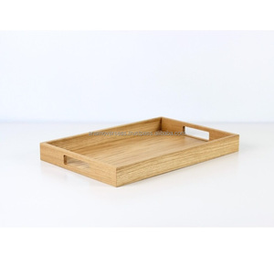 Bandejas de servicio de madera hechas a mano al por mayor a granel-Marca personalizada y servicio OEM disponible - Product Image 4