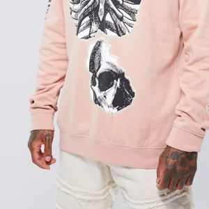 Sweat-shirt Homme 100% Coton 380 g/m² Col Rond Personnalisable Grande Taille – Collection 2026 – Vente en Gros - Product Image 3