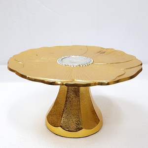 Decorative <b>Cake</b> <b>Stand</b> and Aluminum Metal Multipurpose Serving Perfect For Wedding Parties And Special Occasion - Product Image 1
