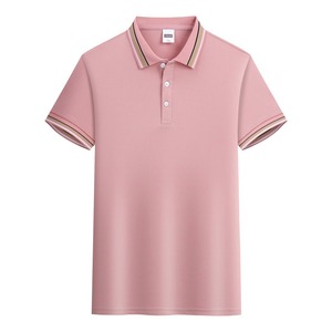High Quality Unisex Knitted <b>Polo</b> <b>Tops</b> Slim Cut Cotton Blend Collared Sports Tennis Casual Uniform Custom Logo Garment Factory - Product Image 3