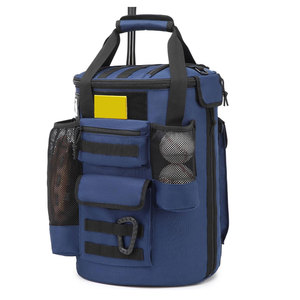 Sac de sport léger en nylon pour équipement de baseball avec compartiment à chaussures, supports latéraux pour bâtons, sangles de transport confortables, capacité 30-40L - Product Image 1