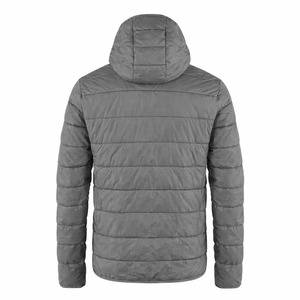 Hooded Stand Collar Front Custom Logo Casual Outdoor Thermal Coat Custom Bubble Front Logo Hooded Men's Casual Outerwear Puffer - Product Image 2