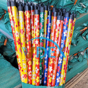 Suministro de limpieza de la casa flor PVC artículo doméstico mango de escoba recubierto cepillo de limpieza cepillo de cocina pavo importador mopa palo - Product Image 6