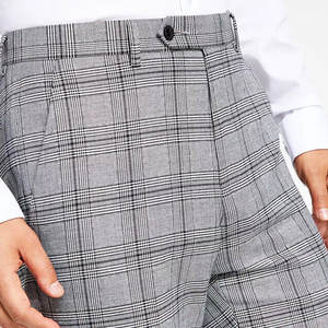 กางเกงขายาวผ้าลูกฟูกผู้ชาย เอวกลาง ทรงตรง สไตล์ลำลองธุรกิจ ทรงเข้ารูป ระบายอากาศดี เหมาะสำหรับฤดูร้อน รับผลิตตามแบบ (OEM) บริการขายส่ง - Product Image 4