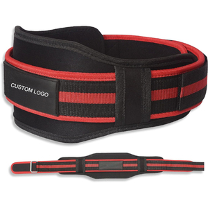 Cinturón de Tenis para Levantamiento de Pesas, Unisex, Ajustable, Transpirable, Personalizado, Soporte de Cintura Grueso, Cierre de Gancho y Bucle, Protección Profesional - Product Image 1