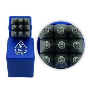 Emporte-pièce industriel OEM en acier de 1,5 mm, norme DIN 7353, en acier CRV, avec dureté HRC 58-62, pour marquage frontal et 27 pièces/kit - Product Image 1