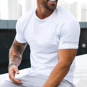 Camisetas de Gimnasio Personalizadas para Hombre, 100% Algodón Tejido, Impresión de Logotipo Personalizado, Ropa Deportiva, Anti-Pilling, Secado Rápido - Product Image 3