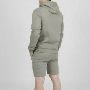 Ensemble de short et sweat à capuche décontracté léger et respirant 100% coton, style personnalisé, nouveau modèle pour hommes, fabriqué au Pakistan - Product Image 4