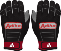 Guantes de Bateo de Béisbol de Cuero Personalizados, Negros, Antideslizantes, con Cierre de Gancho y Bucle, Transpirables, para Softbol, Venta al Por Mayor, Alta Calidad