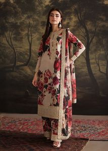 Women's Black Embroidered Floral Kurta With Wide Sleeves And <b>Fringes</b> Loose Fit Traditional Indian Pakistani Style Cotton <b>Top</b> - Product Image 3