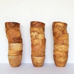 Tazón de Madera de Olivo Hecho a Mano, Ecológico, Moderno y Rústico, Tazón para Aperitivos de 1 kg, Tazón de Madera de Olivo Hecho a Mano, Tazón de Ensalada de Madera Natural - Product Image 4