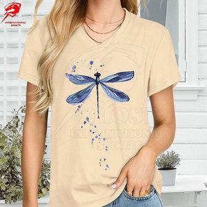 Camisetas de Cuello Redondo Transpirables Modernas de Alta Calidad con Logotipo Personalizado para Mujer, Impresión de Camisetas al por Mayor, Pedido al por Mayor de Fábrica, Pakistán - Product Image 6
