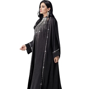 Thobe / Thawb nouveauté vêtements islamiques pour femmes imprimé musulman dames dubaï Hijab Burqa Abaya caftan robe - Product Image 1