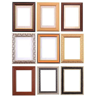 Cadre photo en bois MDF naturel moderne, écologique et fait main, taille et épaisseur personnalisables pour affichage mural/sur table, décoration maison/bureau