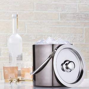 Cubetera Moderna de Metal con Acabado Pulido, Perfecta para Enfriar Vino, Champán y Cerveza, Enfriador de Bebidas Duradero - Product Image 2