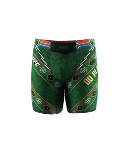Custom Men's MMA Compression Shorts Professional Sublimation BJJ Vale Tudo <b>Grappling</b> Fight Shorts Breathable Training Apparel - Product Image 4