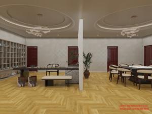 Plancher en grain de bois de qualité supérieure SPC True Fit 4mm 5mm 6mm imperméable résistant au feu longue durée pour salle de bain cuisine et salon - Product Image 3