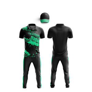 Fabricante de Uniformes de Cricket con Sublimación de Logotipo Personalizado |   Uniforme Completo de Cricket para Hombres, Mujeres y Jóvenes, Camiseta Polo y Pantalones - Product Image 4