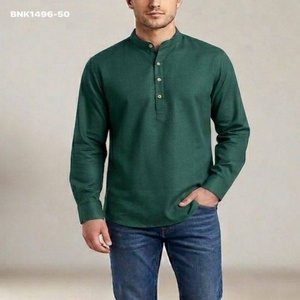 Best Fabric Cotton with Soild Full-Sleeve Short-<b>Kurta</b> Collection Manufacturer from India Online Shopping India - Product Image 1