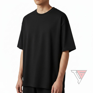 Camiseta de Jersey 100% Algodón Peinado con Logotipo Personalizado, Camisetas de Cuello Redondo para Hombre, Diseño Sólido, Impresión Digital por Transferencia de Calor - Product Image 3