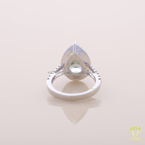 Anillo de Compromiso de Moissanita Refinada de Proveedor Indio para Mujer, Diseñado para Ocasiones Especiales Memorables, Disponible en Grandes Cantidades - Product Image 4