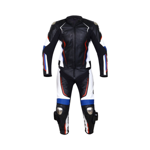 Traje de moto de cuero genuino de servicio OEM, traje profesional de protección cómoda de alta calidad, traje de carreras de automóviles para motocicletas - Product Image 1