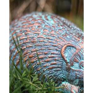 Sculpture de hérisson en bronze artisanale, prix d'usine, fournitures de jardin, ornements et accessoires - Product Image 1