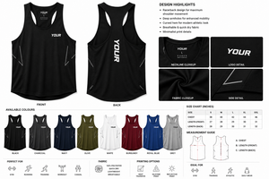 Camiseta sin Mangas de Secado Rápido de Primera Calidad para Hombre, Cuello Redondo, Chaleco Deportivo, Logotipo Personalizado, Camiseta de Alta Calidad para Hombre - Product Image 6