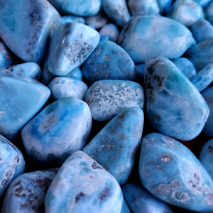 Pierres de larimar naturelles polies à la main, tailles S, M, L, lots en gros, pierres précieuses, bijoux, larimar bleu - Product Image 4