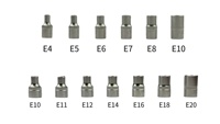 Supplier Taiwan OEM Set Soket 27 Buah 1/4" 1/2" E ITA Tools Baja Chrome Vanadium Kotak Plastik Tiup