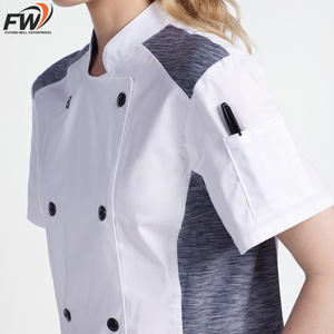 Uniforme de Chef de Manga Corta Unisex, Varios Colores y Estilos, Uniforme de Chef a Precio Económico, Personalizable con Logotipo - Product Image 4