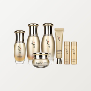 Ensemble de soins de la peau coréen Hwanghu Jihwa Ribonyeon, coffret cadeau de soins de la peau en or 5 pièces, extrait botanique, adultes - Product Image 4