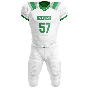 Maillot de football américain personnalisé, nouvelle saison, rouge et blanc, ensemble de football de club, manches courtes, 100% viscose/coton respirant, uniforme d'équipe - Product Image 2