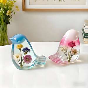 New Bird Lovely Birds Car <b>Resin</b> Silicone Mold - Product Image 3