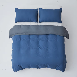 Ensemble de housse de couette brodée, douce, durable, pour toutes les saisons, décoration de literie, housse de couette, ensemble de couvre-lit - Product Image 1