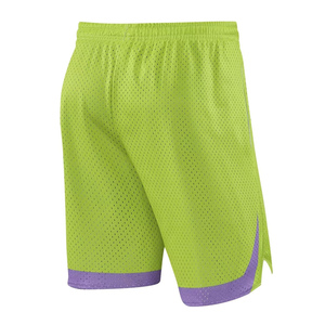 Pantalones cortos de baloncesto de malla verde con estrellas moradas y estampado de "Gxballer", cierre con cordón, ropa deportiva de verano unisex para adultos - Product Image 5
