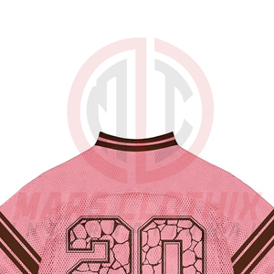 Camiseta de Fútbol Americano Personalizada con Estampado de Malla, Estilo Urbano, para Adultos, Disponible en Todas las Tallas - Product Image 4