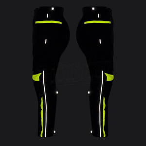 Pantalon de travail haute visibilité RICSA INTERNATIONAL pour homme, imprimé par transfert thermique, polyester, genoux renforcés, bandes réfléchissantes, aiguille - Product Image 3