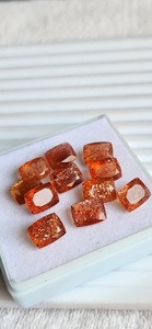 Pierres précieuses naturelles de sunstone de qualité supérieure AAA+, forme coussin 6x8 à 10x12 mm, pierres précieuses naturelles de sunstone, pierres précieuses en vrac, pour la fabrication de bijoux. - Product Image 3