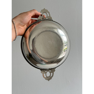 Objeto decorativo hecho a mano para mesa, frutero de metal, tazón de acero inoxidable brillante y pulido, tazones decorativos para ensalada para fiestas - Product Image 3