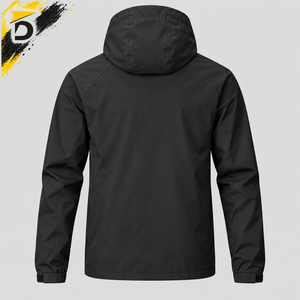 Chaqueta de Lluvia para Hombre, Diseño Transpirable, Bolsillos Prácticos y Comodidad Ligera para Aventuras al Aire Libre - Product Image 6