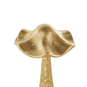 Designer Metal Sculpture Elegant Accent for Sophisticated Living SpacesCreative Abstract Aluminium Gold-Plated Sculpture Premium - Product Image 3
