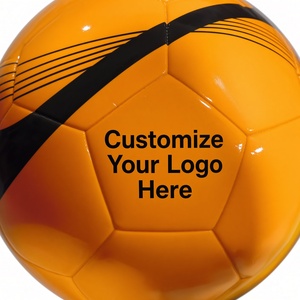 Customizable Orange Soccer <b>Ball</b> with Black Stripes Size 5 Durable Training <b>Ball</b> Carton Box Packing - Product Image 3