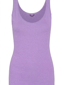 Women's Pink Scoop Neck Knitted Tank <b>Top</b> Casual Solid Color Regular Length - Product Image 5