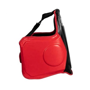 Wholesale Chest Guard Red and Black-Color Hot Fashion Professional-Design Fashionable Custom-Demand Leather Chest Guard - Product Image 4